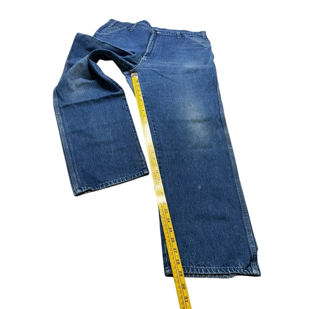 Dickies Carpenter Jeans‎ Mens 40x30 Blue Vintage 80s Workwear Distressed Denim